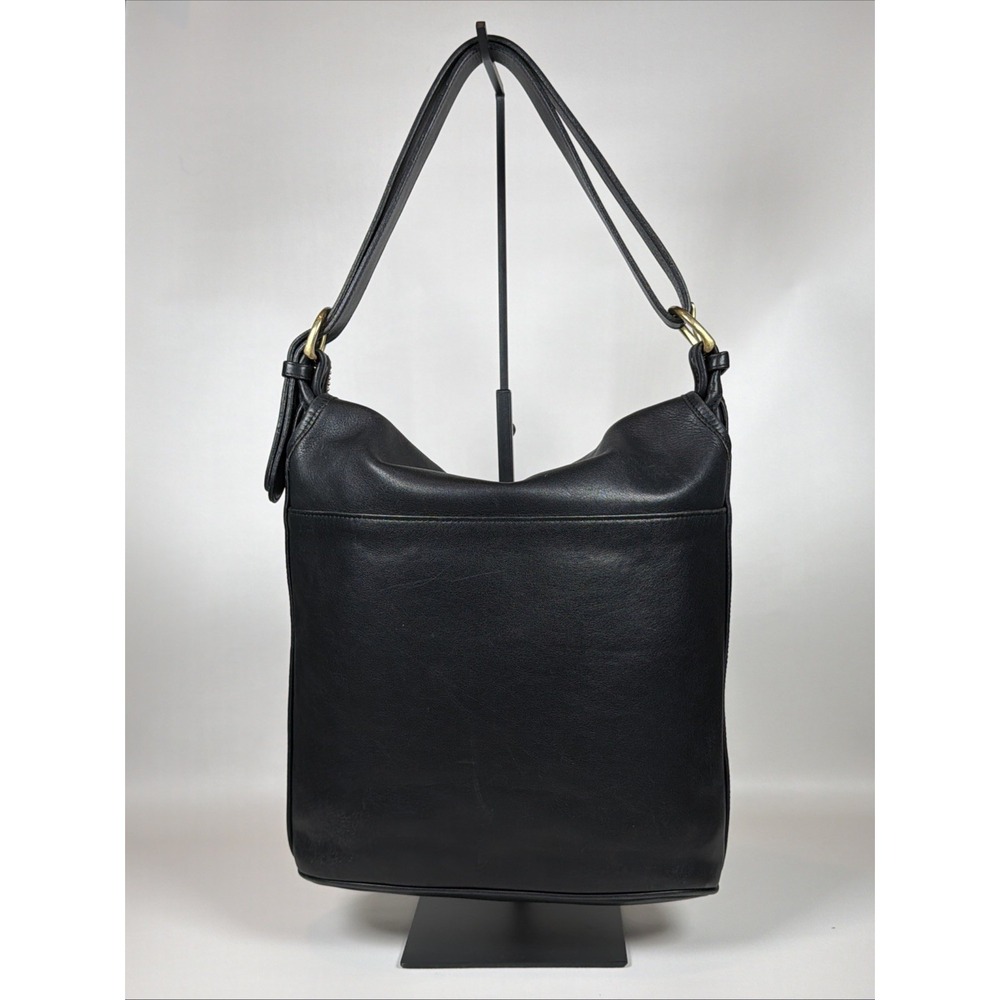 Vintage Coach Whitney Bag 4115 Black Leather Shoulder Bag 1997 USA - Picture 2 of 14